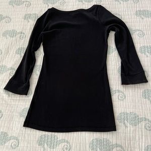 Authentic Burberry black long sleeve top Size XS